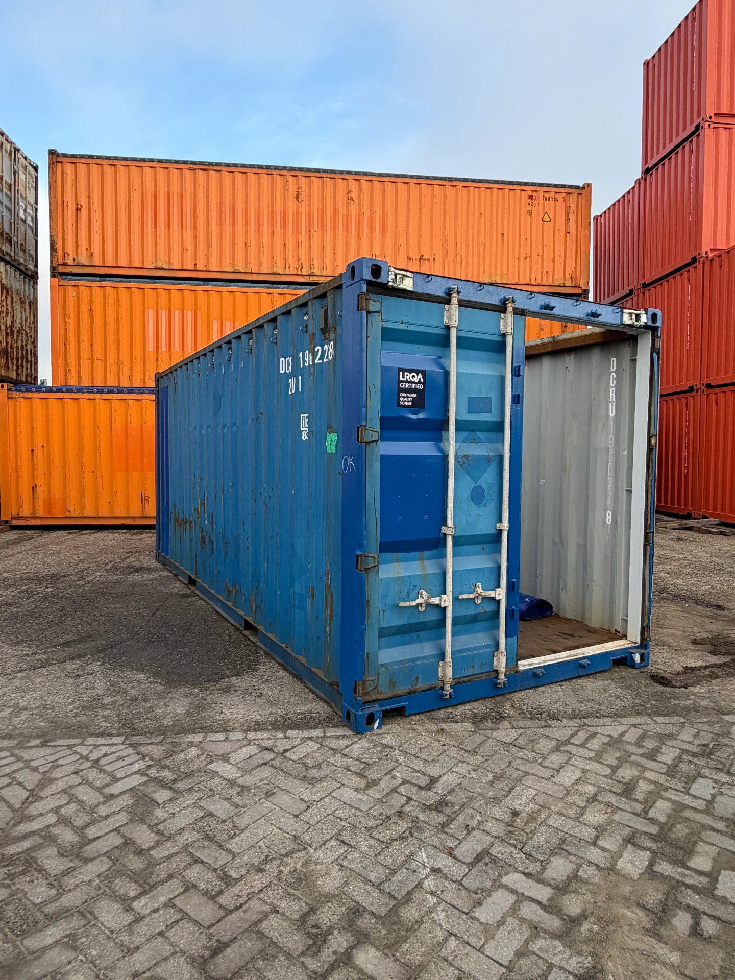 20ft Open Top – Rebuild — buitenaanzicht