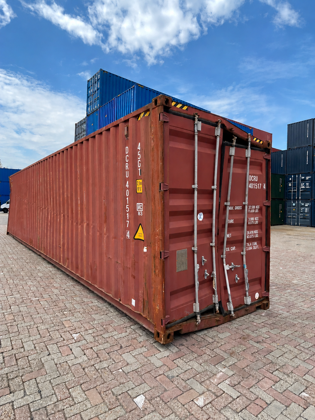 40ft High Cube Repair — Before