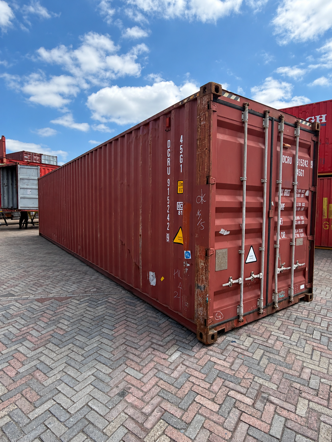40ft High Cube Container — buitenaanzicht