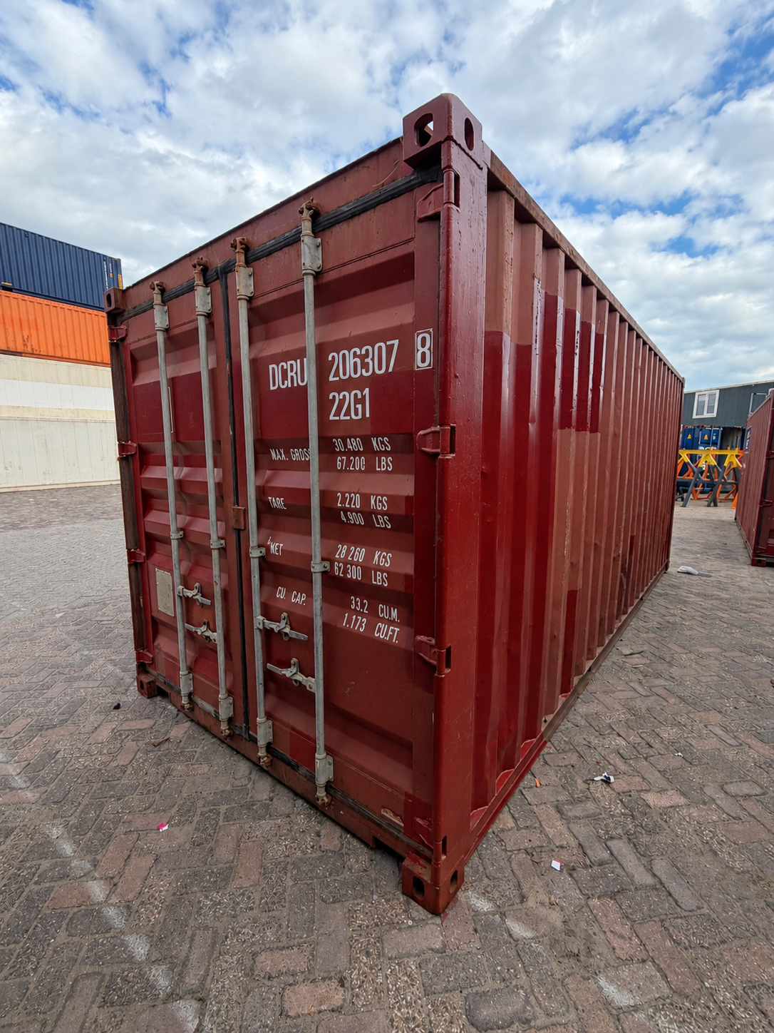20ft Dry Container — buitenaanzicht