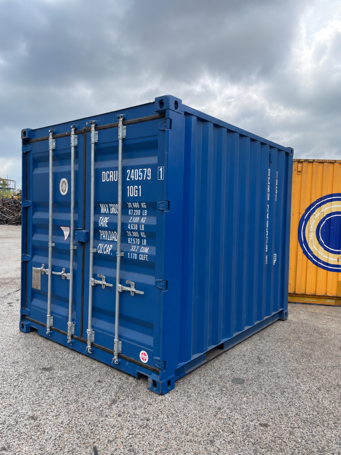 10ft Dry Container — buitenaanzicht