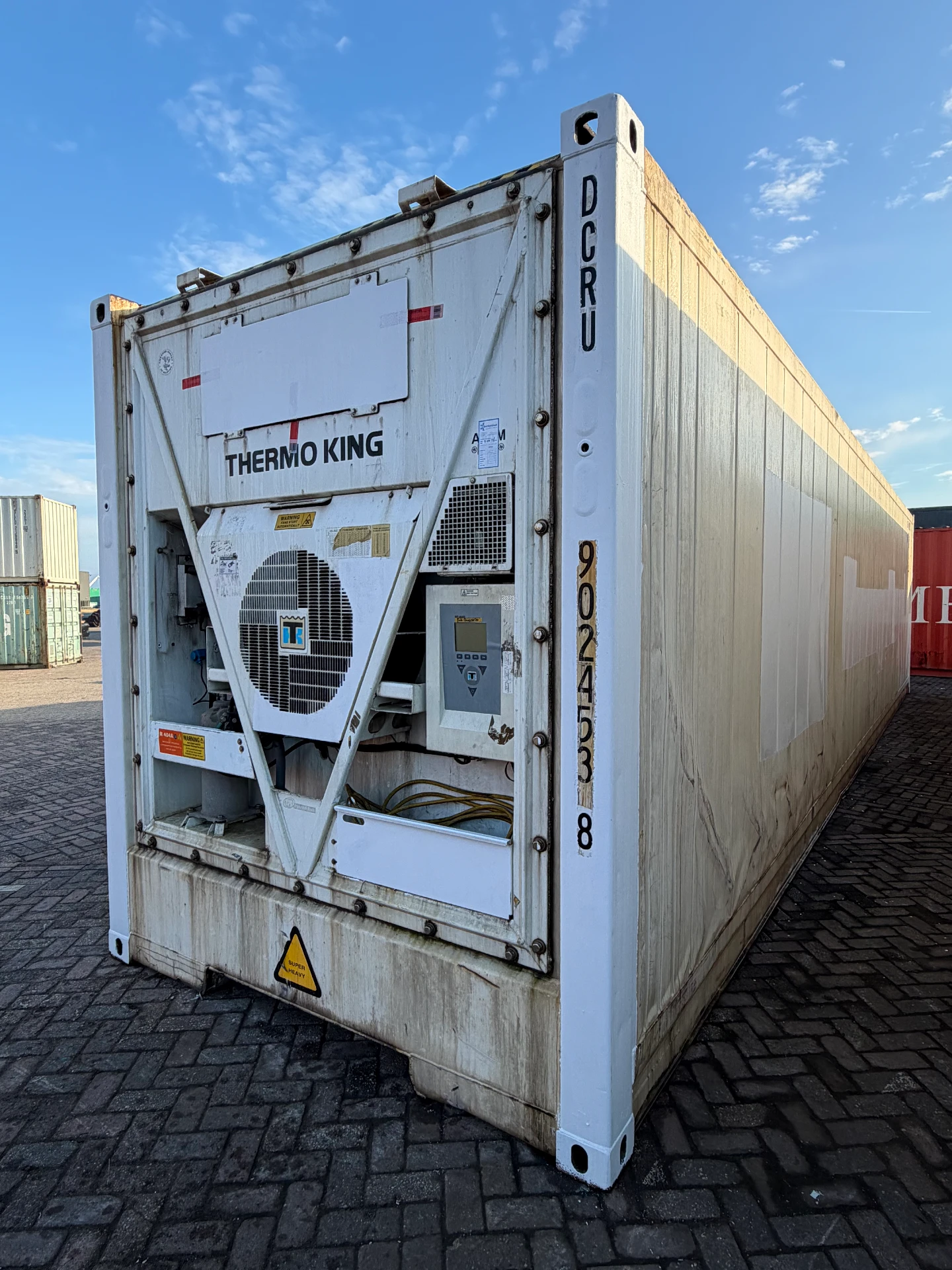 40ft High Cube Reefer — buitenaanzicht