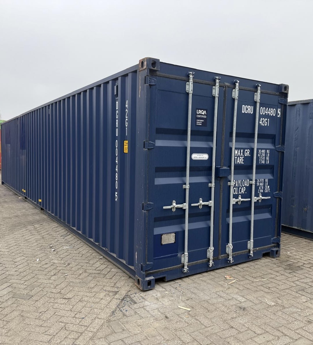 40ft Dry Container — buitenaanzicht